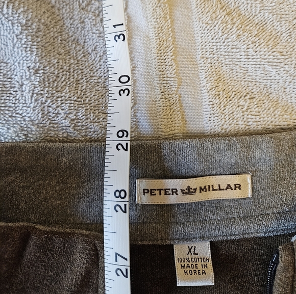 Peter Millar Mens XL 100% Cotton 1/4 zip pullover - Picture 5 of 16